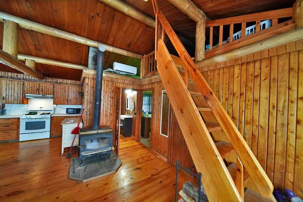 608 Number 9 Road Orient, ME 04471 - Photo 30 of 80 loft-stairway-cathedral-hom