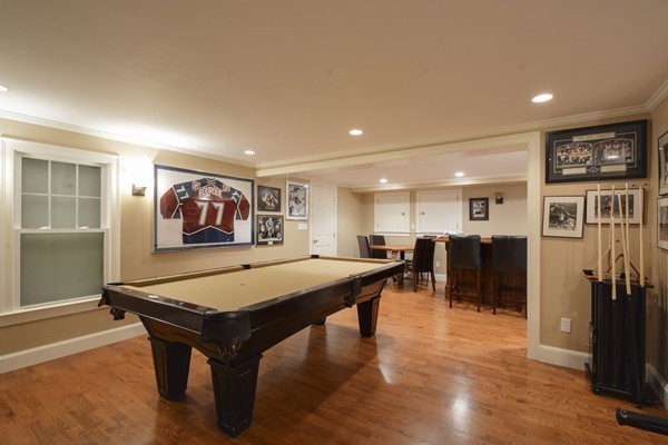 45 Falmouth Road Wellesley, MA 02481 - Photo 24 of 27 a room with pool table and windows