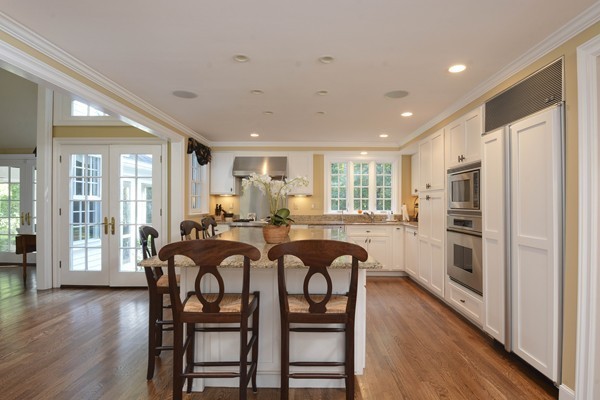 45 Falmouth Road Wellesley, MA 02481 - Photo 6 of 27 a view of a dining room with furniture window and wooden floor