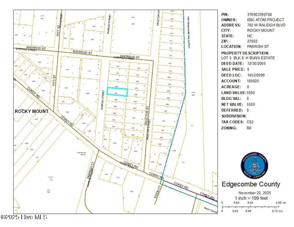 $30,000 | 0 Parrish Street, Rocky Mount, NC 27801