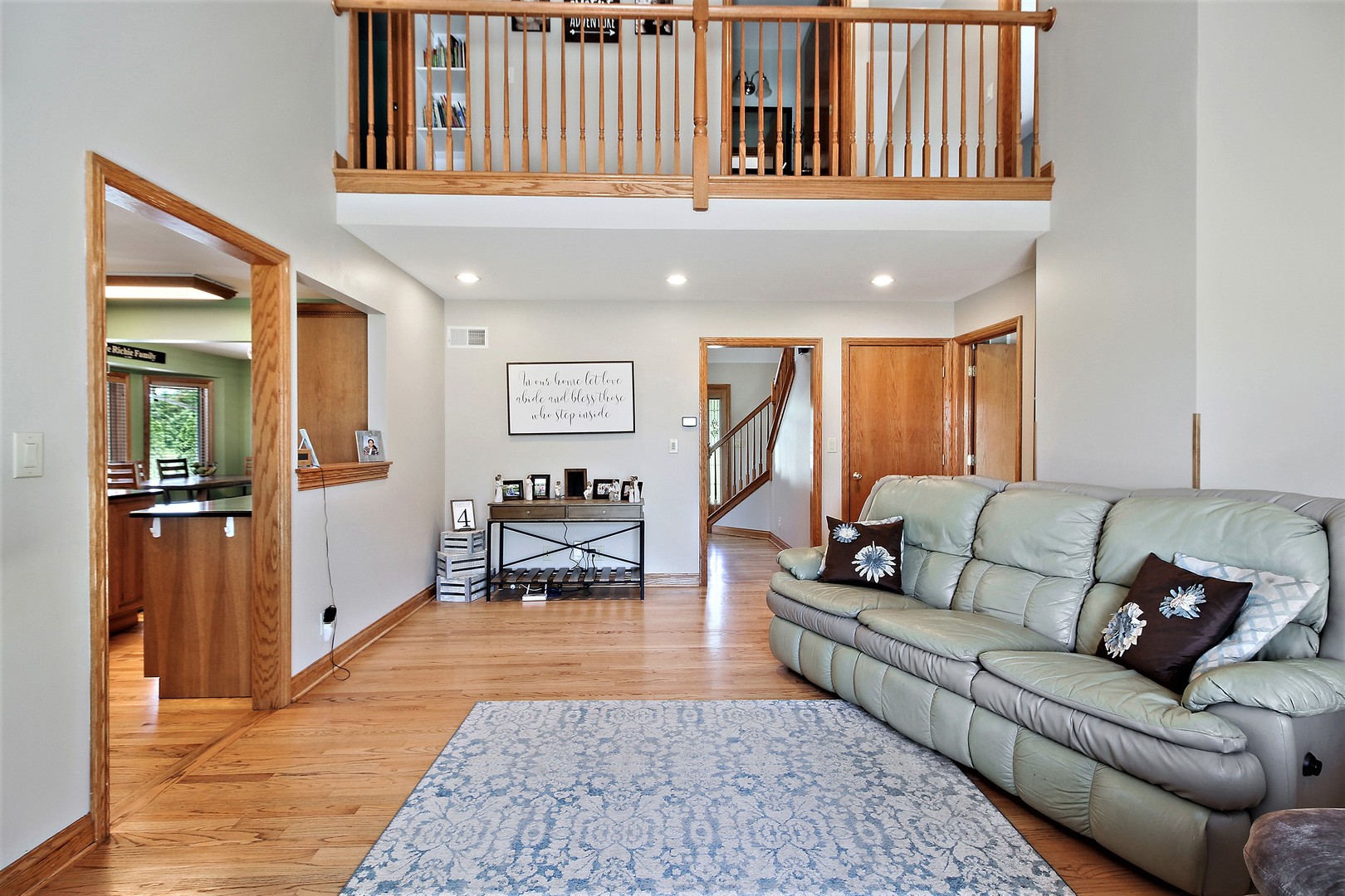 2068 East 7750S Road Chebanse, IL 60922 - Photo 3 of 24 a living room with furniture or couch and a rug