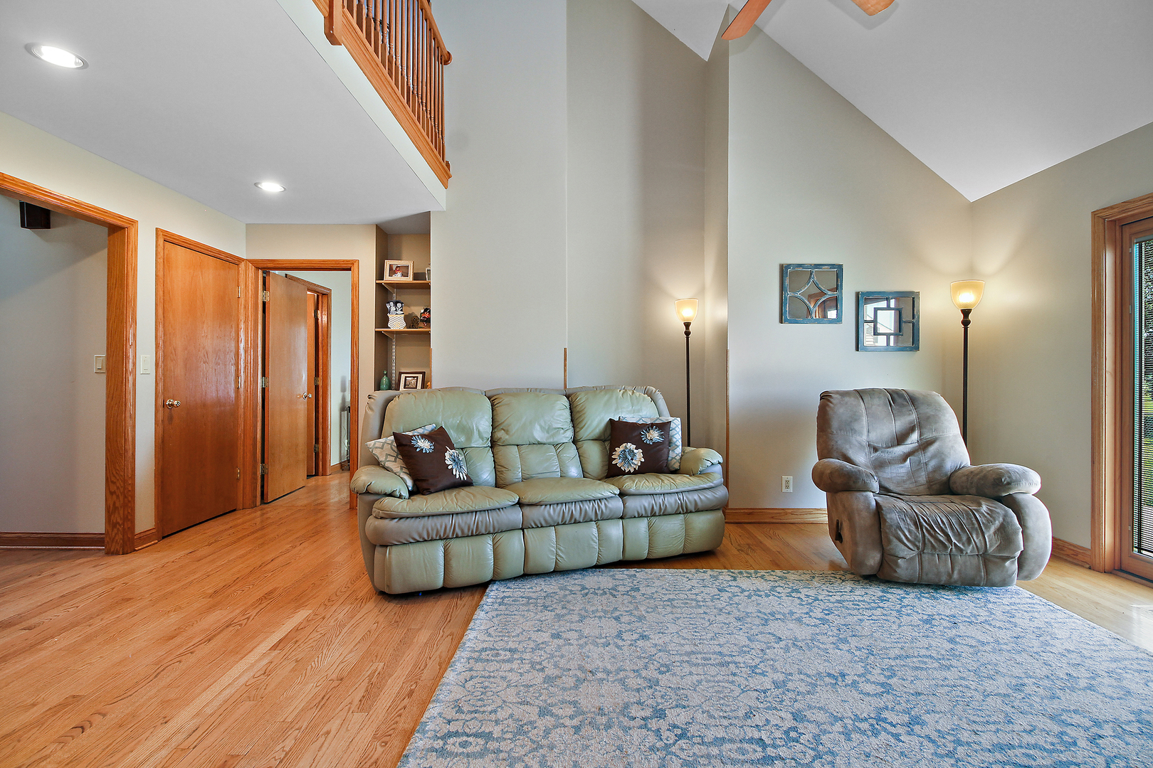 2068 East 7750S Road Chebanse, IL 60922 - Photo 4 of 24 a living room with furniture and a wooden floor