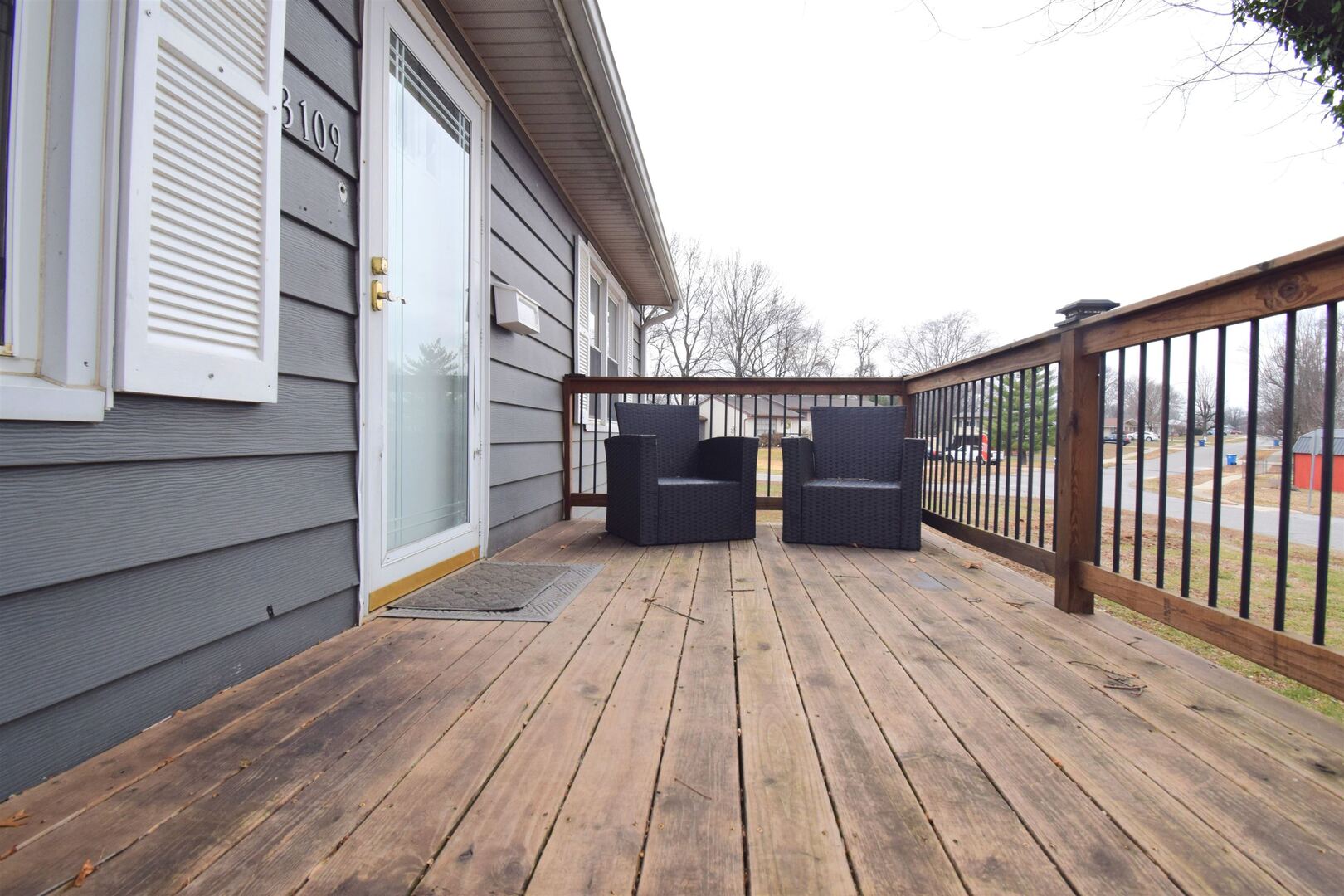 3109 Peach Street Mount Vernon, IL 62864 - Photo 25 of 29 a balcony with wooden floor