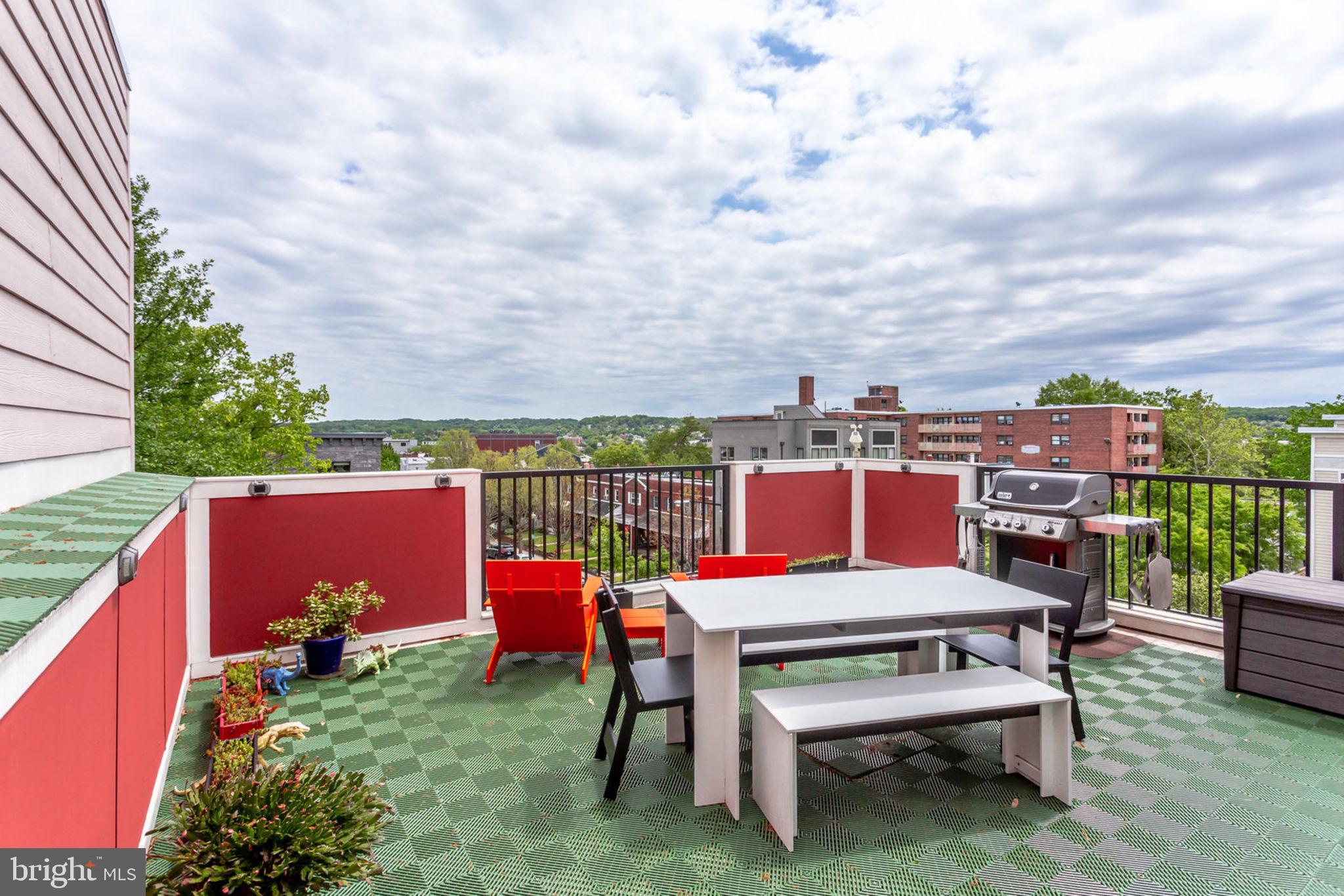 963 14th Street Southeast, Unit 1 Washington, DC 20003 - Photo 65 of 83 Roof deck with spectacular views