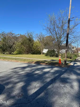 a view of road with trees