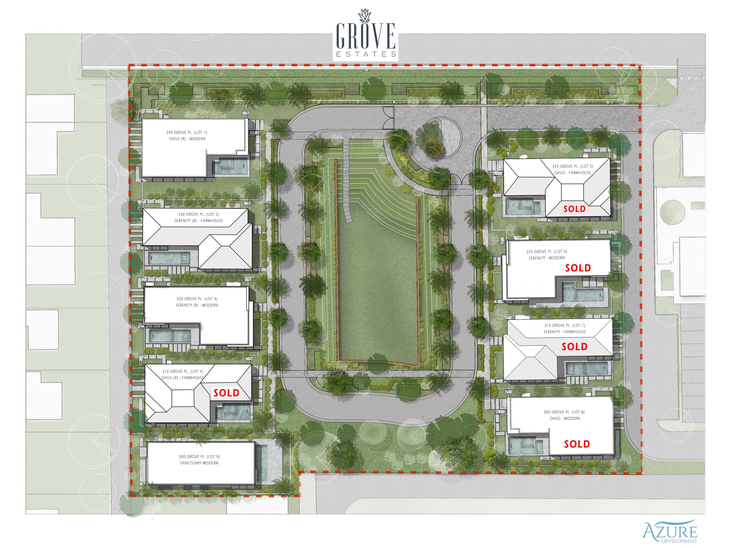 320 Grove Place Delray Beach, FL 33444 - Photo 56 of 83 Site Plan