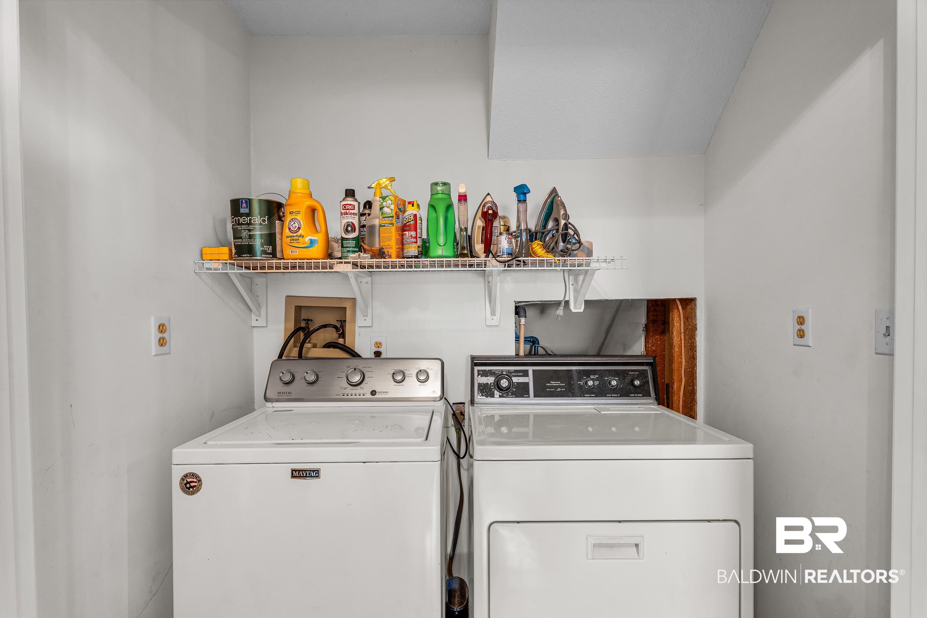 8317 Bryant's Lndg Road Stockton, AL 36579 - Photo 21 of 28 Laundry area with separate washer and dryer