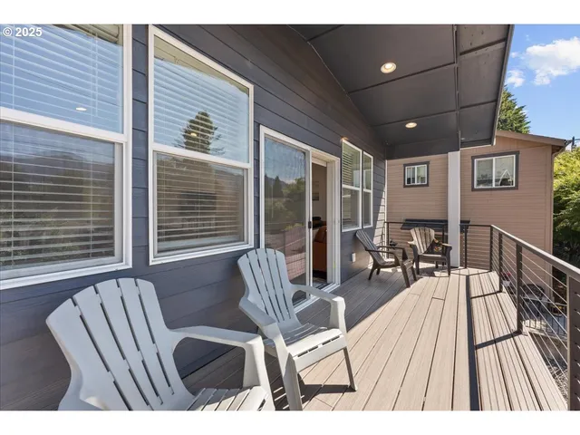 a view of outdoor seating