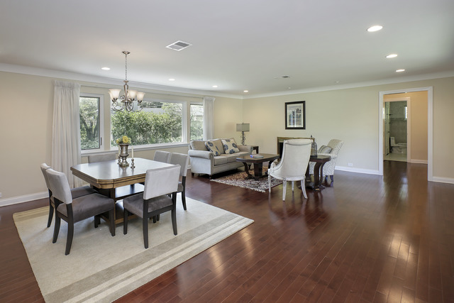 918 Lee Road Northbrook, IL 60062 - Photo 5 of 17 a dining room with furniture window and wooden floor