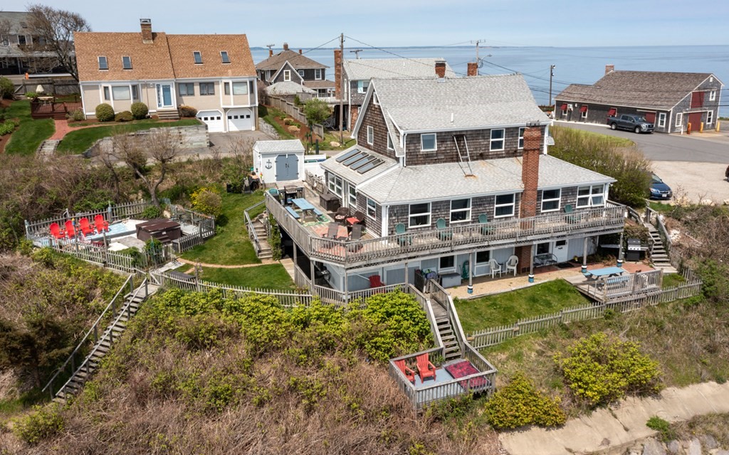 262 Manomet Point Road Plymouth, MA 02360 - Photo 5 of 40 a aerial view of a house with a yard
