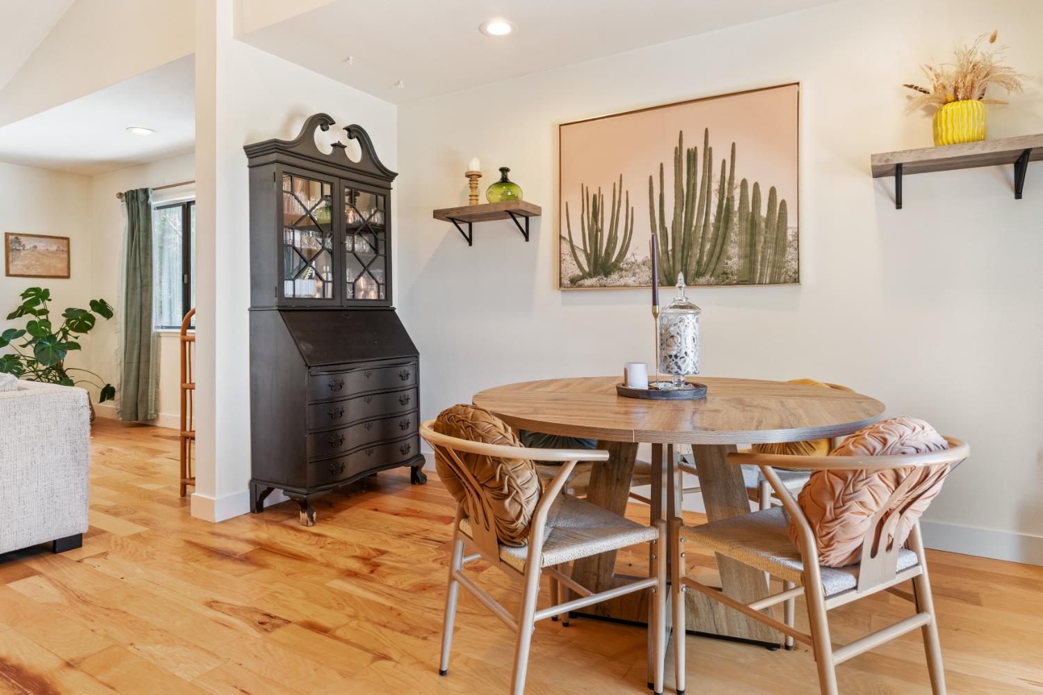 1228 Wingdam Road Murphys, CA 95247 - Photo 14 of 43 a view of a dining room with furniture and wooden floor