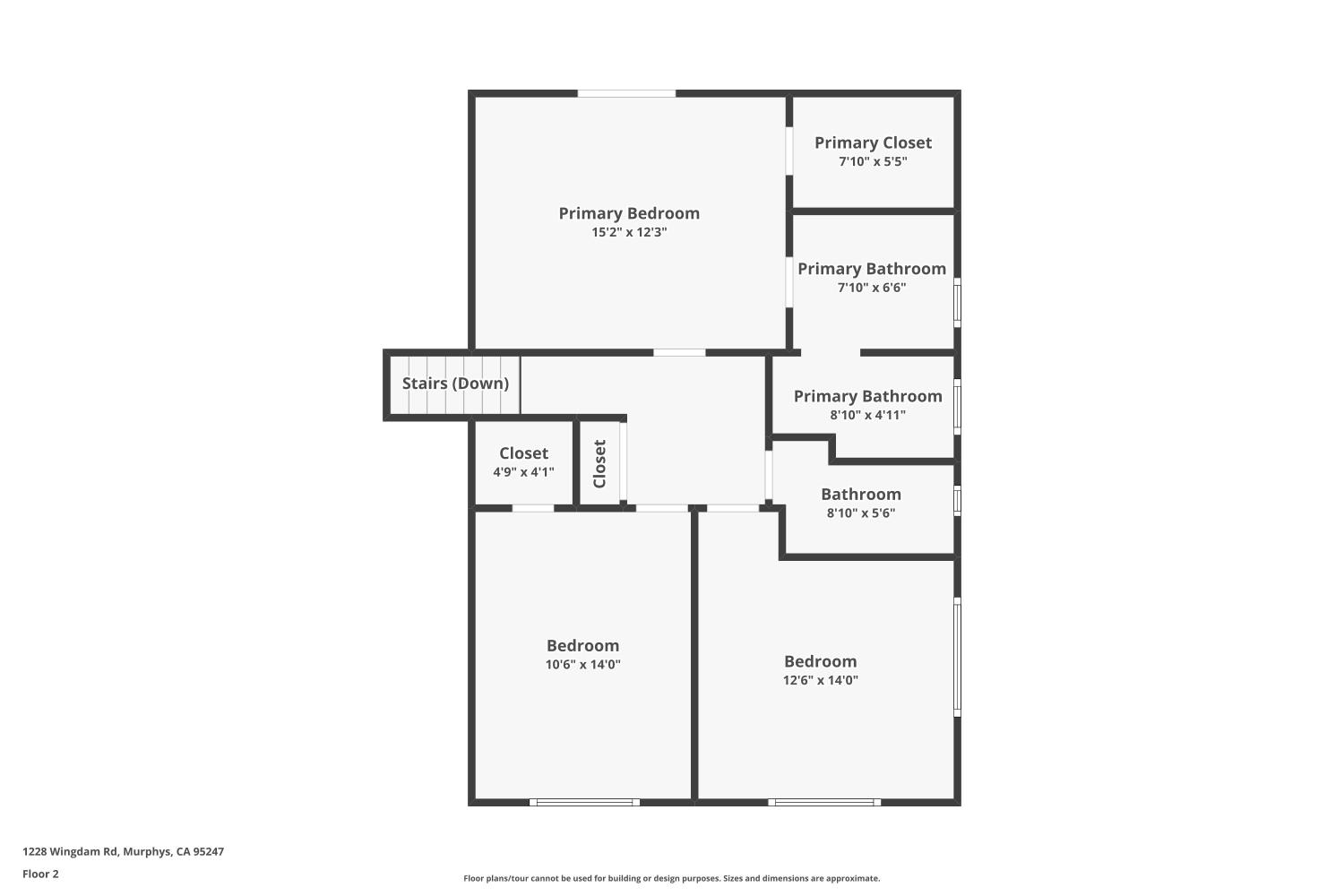 1228 Wingdam Road Murphys, CA 95247 - Photo 42 of 43 a picture of a floor plan