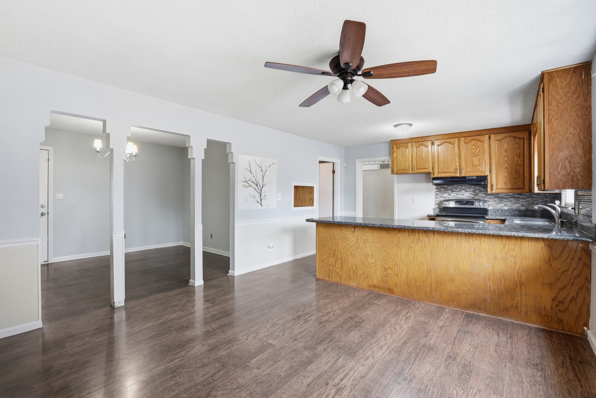 888 Cook Road Tullahoma, TN 37388 - Photo 3 of 23 a view of a kitchen with a sink and a window
