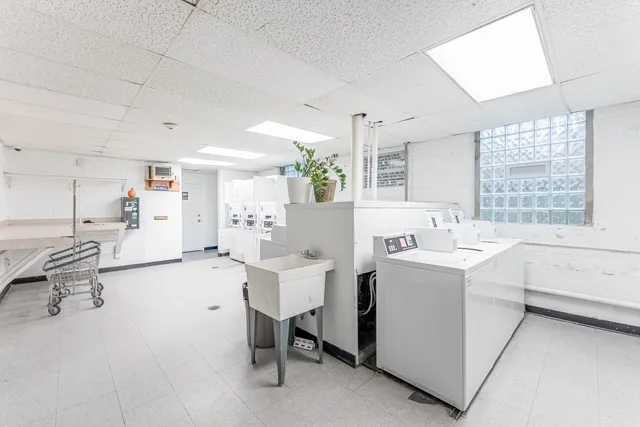 a view of a storage & utility room