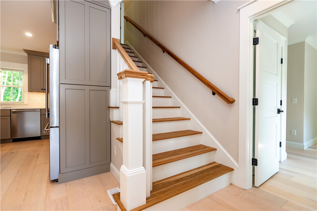 510 Greenbush Road Warwick, RI 02818 - Photo 29 of 49 Stairs to 2nd level—access to home office/den & en-suite bedroom