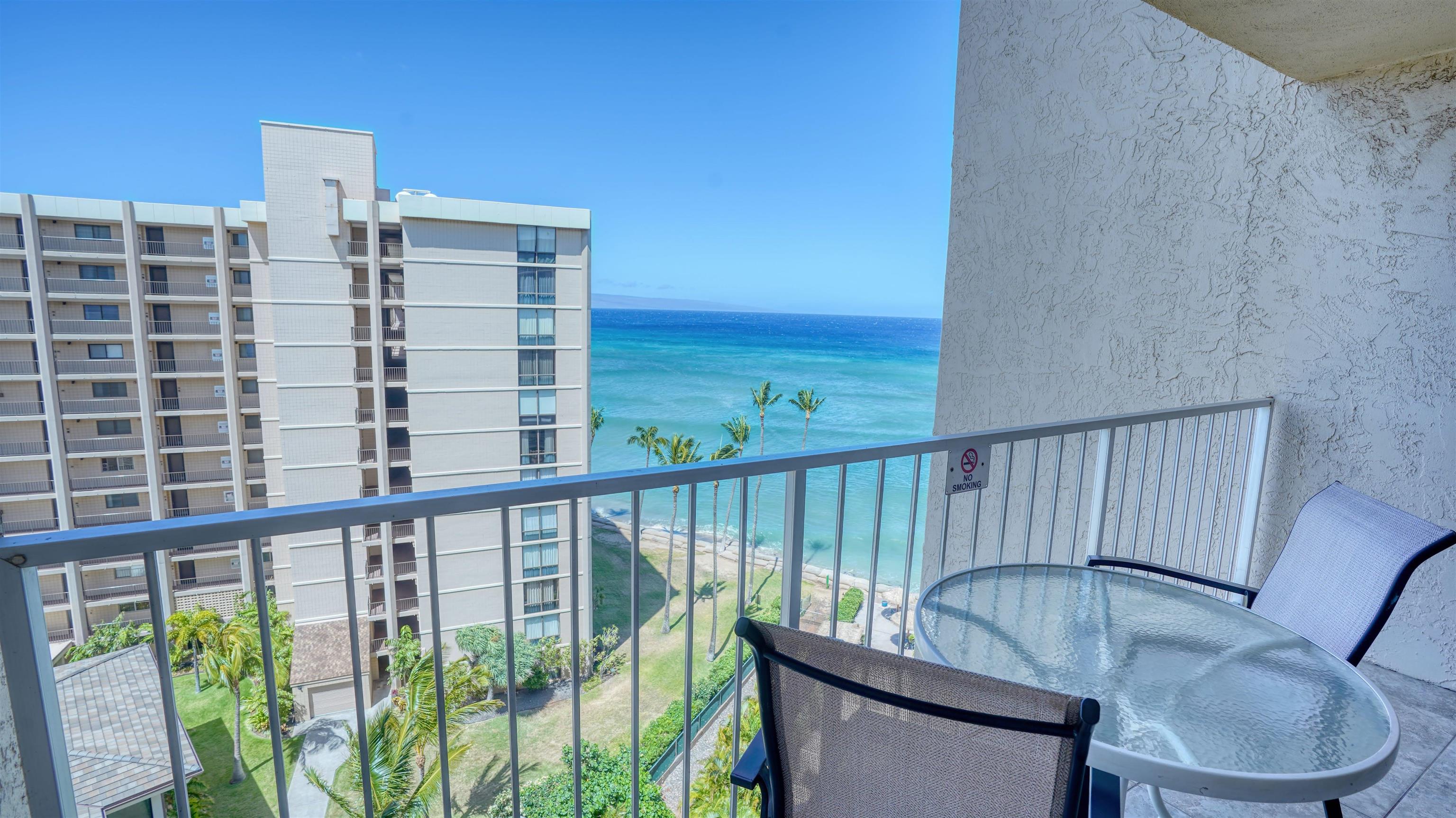 4365 Lower Honoapiilani Road, Unit 1018 Lahaina, HI 96761 - Photo 24 of 35 a view of balcony with furniture