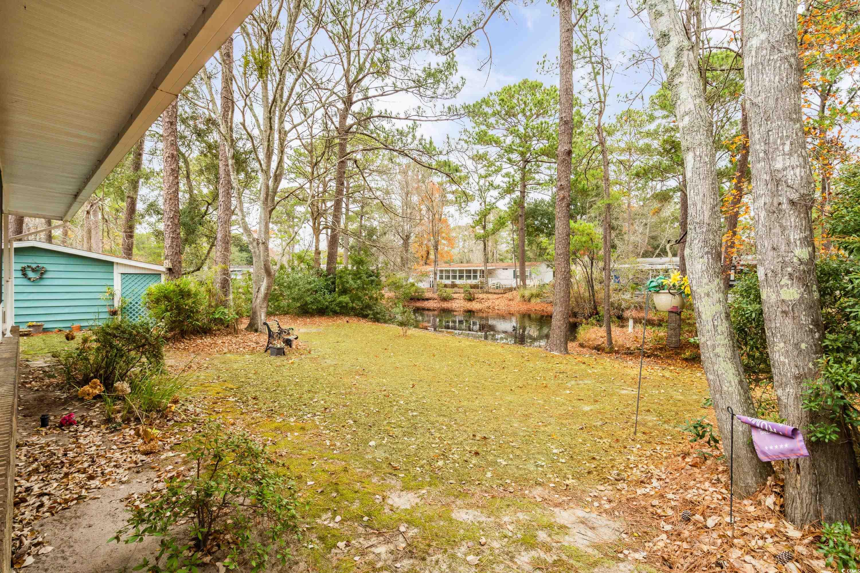 808 Carolina Drive Murrells Inlet, SC 29576 - Photo 23 of 40 View of yard featuring a water view