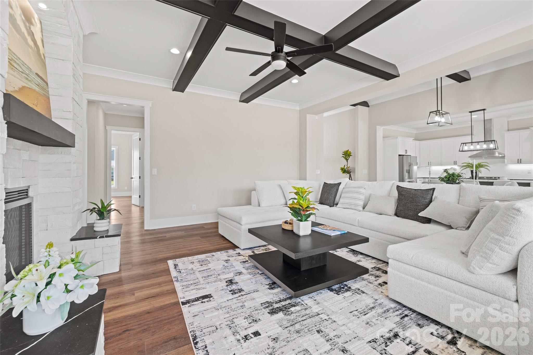 254 Triple Ponds Court Clover, SC 29710 - Photo 20 of 45 a living room with furniture and wooden floor