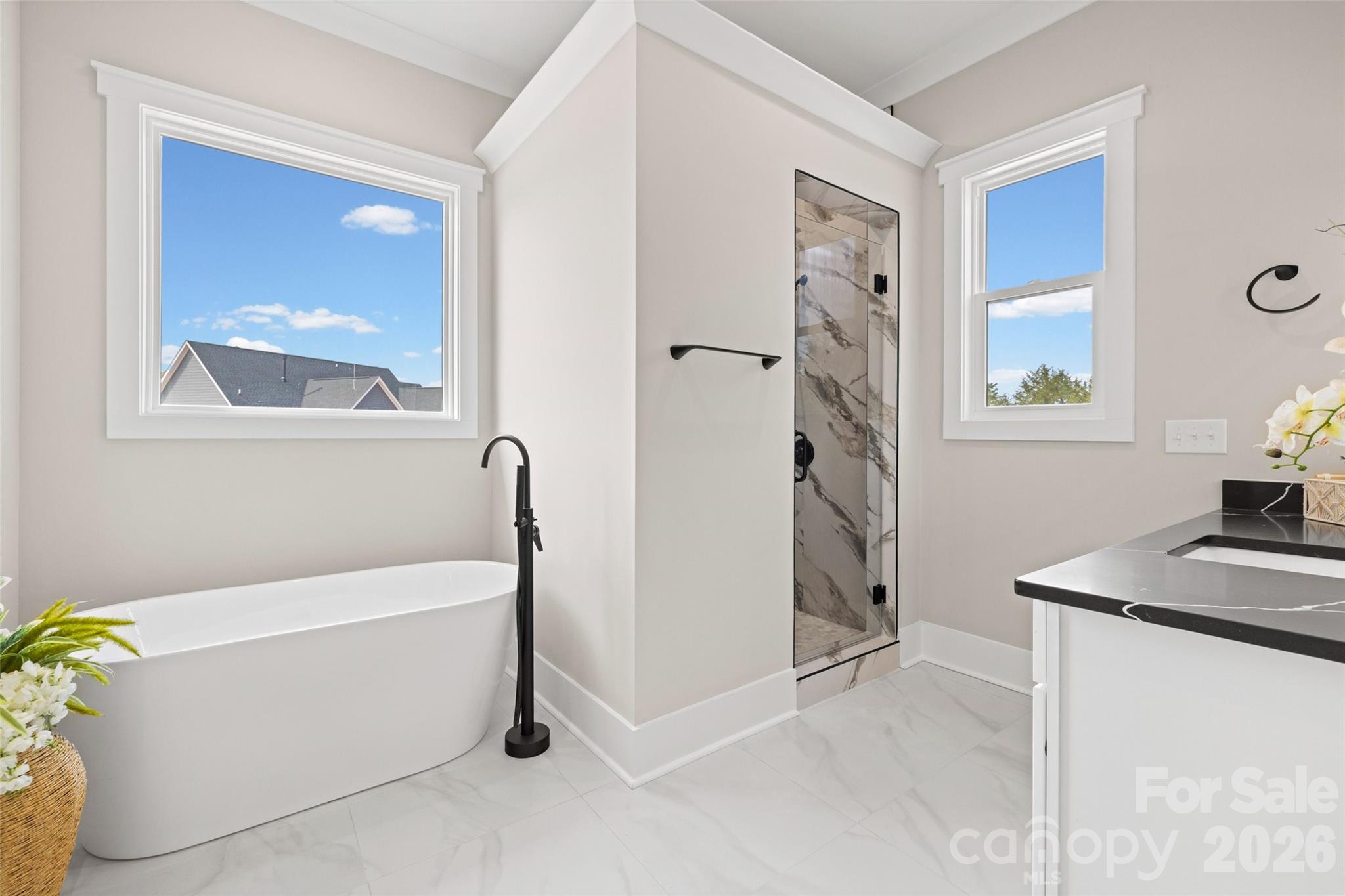254 Triple Ponds Court Clover, SC 29710 - Photo 26 of 45 a bathroom with a tub a sink and a window