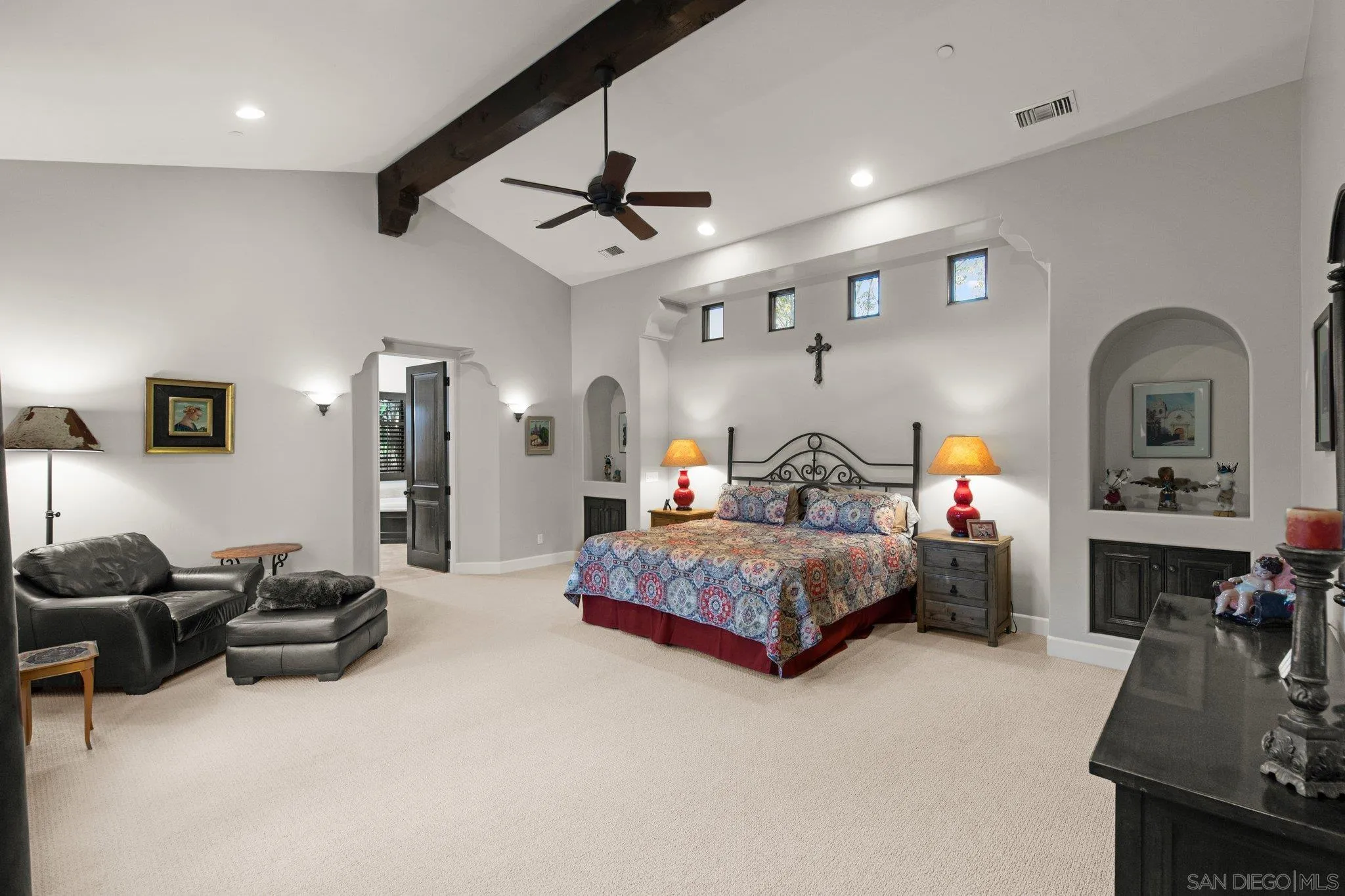 29746 Nella Lane Bonsall, CA 92084 - Photo 21 of 39 a living room with furniture gym equipment and a flat screen tv