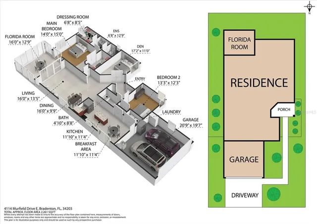 $349,900 | 4114 Murfield Drive East, Bradenton, FL 34203