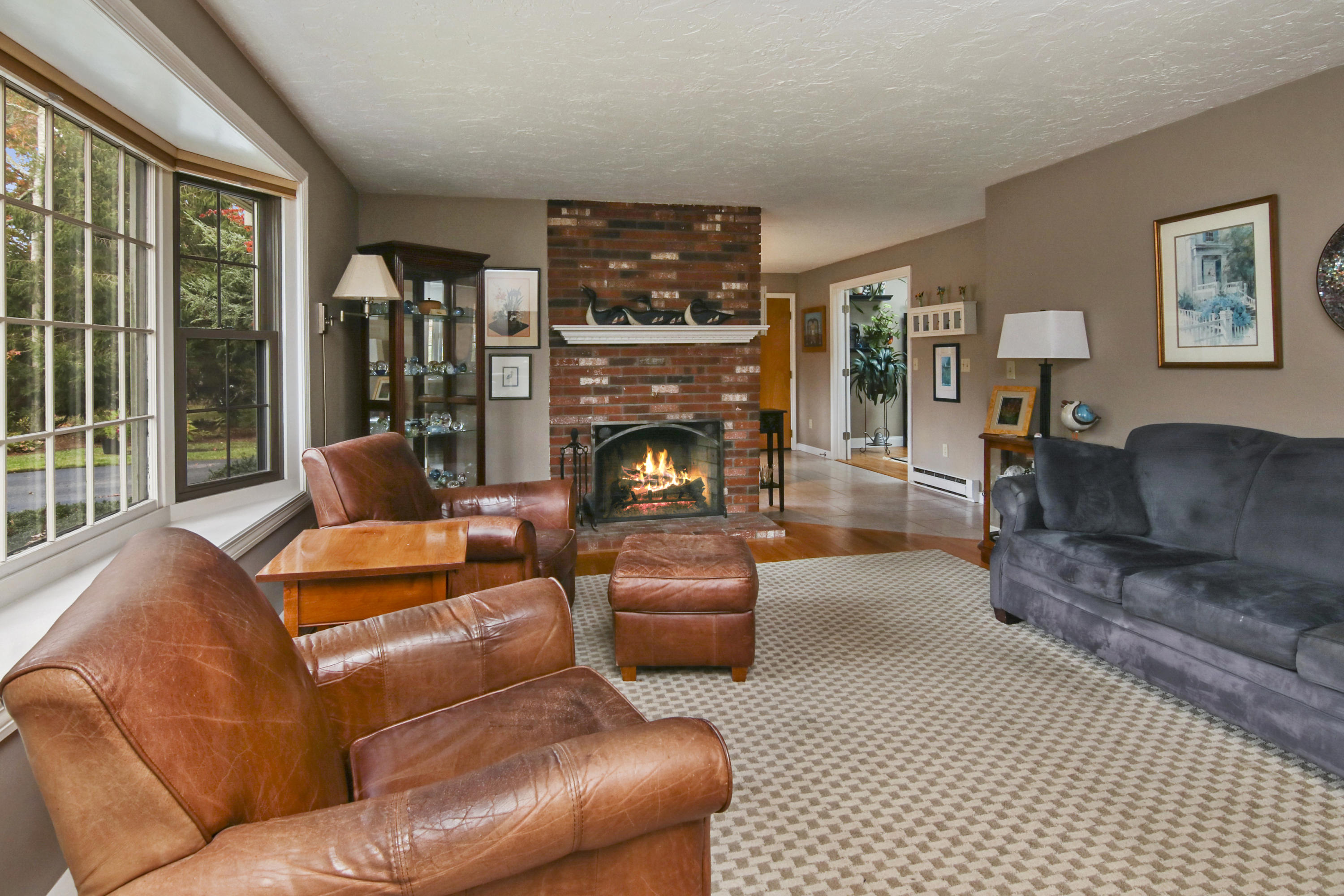 14 Rivers End Road East Falmouth, MA 02536 - Photo 4 of 22 a living room with furniture fireplace and flat screen tv