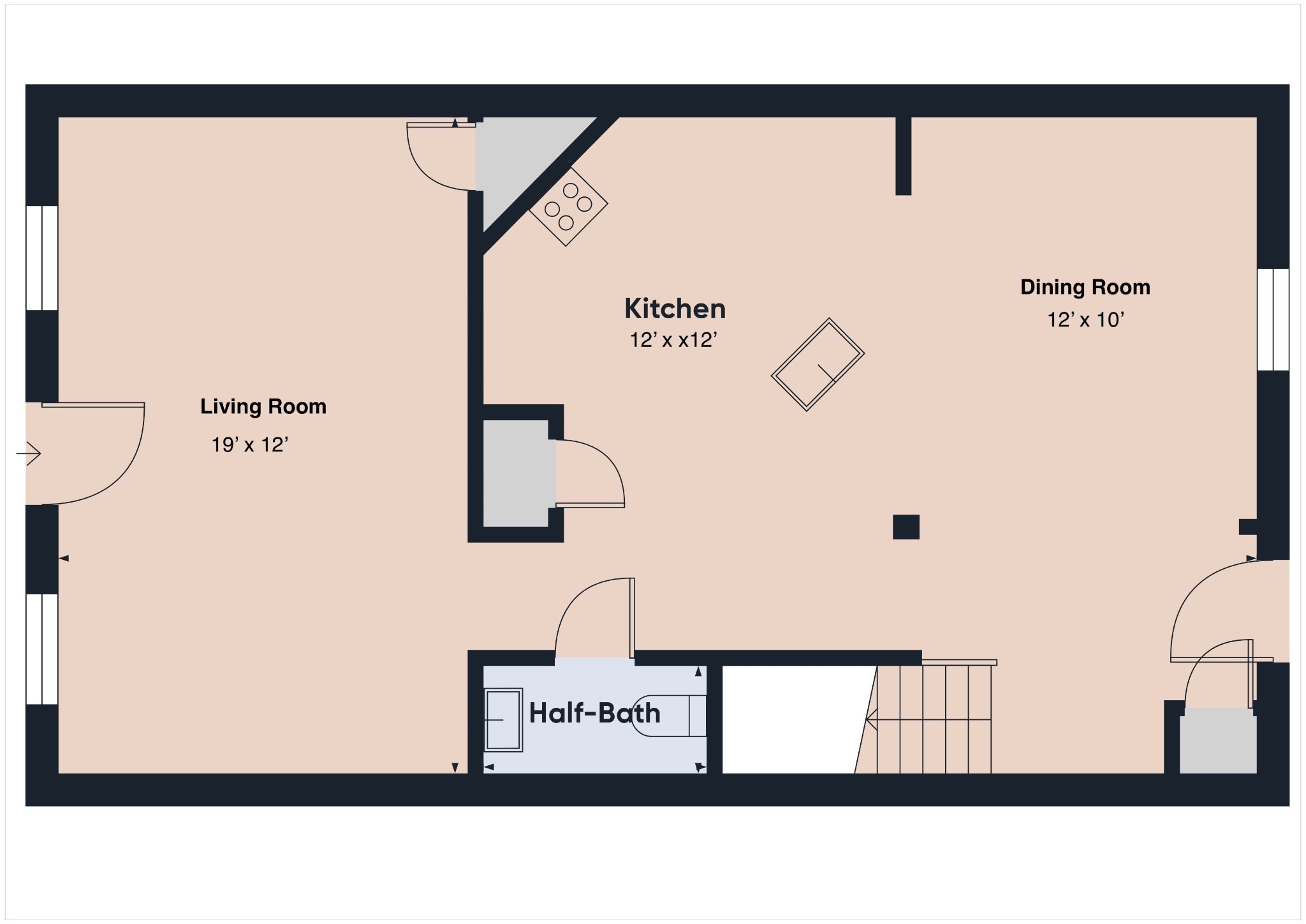 4027 Clinton Lane Spring Hill, TN 37174 - Photo 23 of 25 a black and white photo of a living room