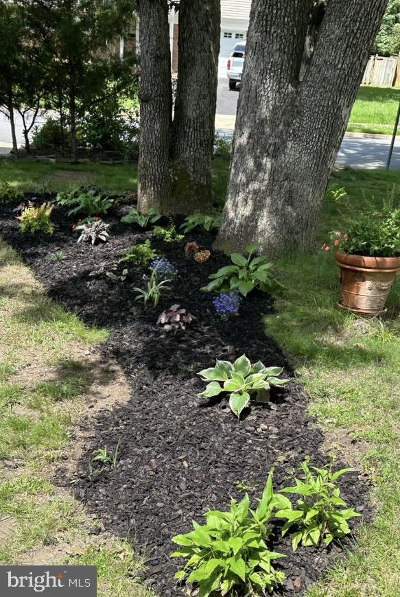 6102 Sherborn Lane Springfield, VA 22152 - Photo 44 of 51 a backyard of a house with a yard and outdoor seating