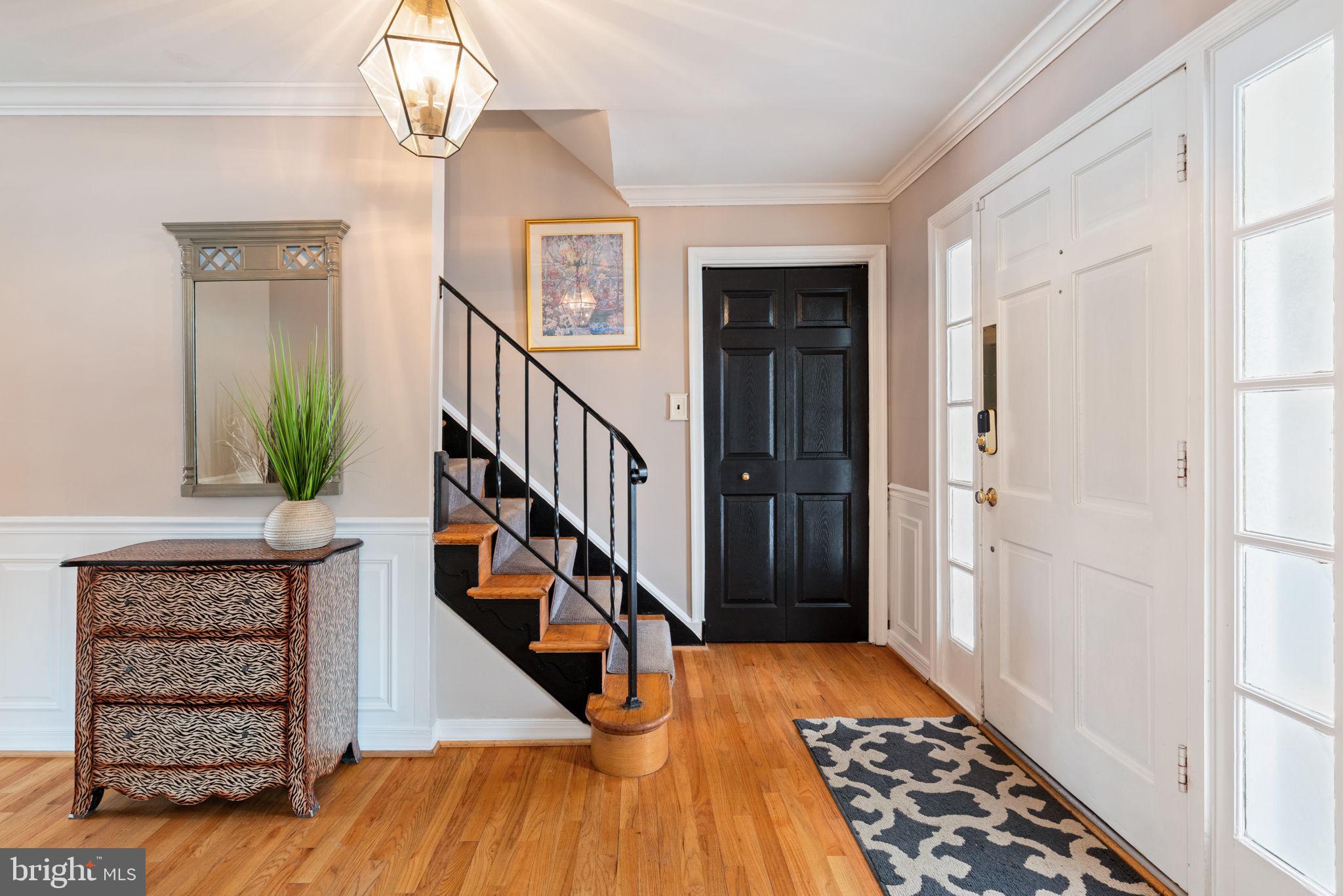 6102 Sherborn Lane Springfield, VA 22152 - Photo 5 of 51 a view of entryway with wooden floor