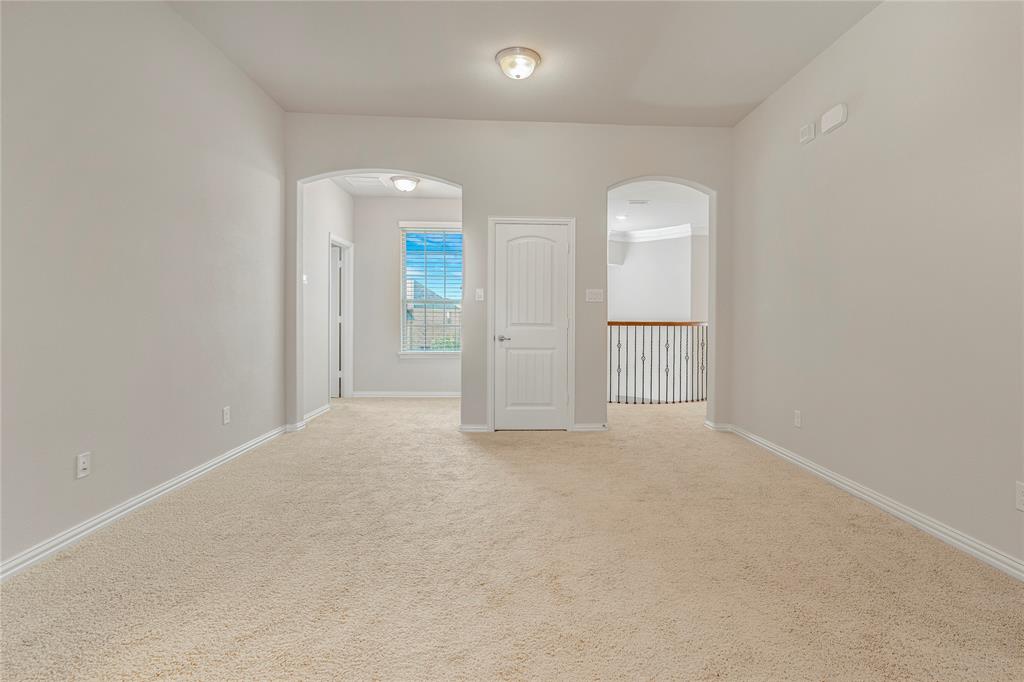 4560 Cheetah Trail Frisco, TX 75034 - Photo 19 of 38 an empty room with closet and mirror