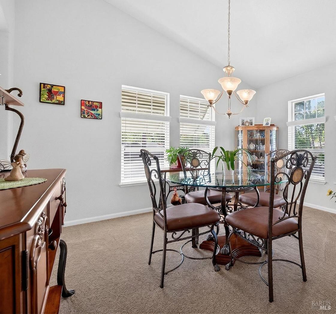 10 Shamrock Circle Santa Rosa, CA 95403 - Photo 13 of 39 a view of a dining room with furniture window and outside view