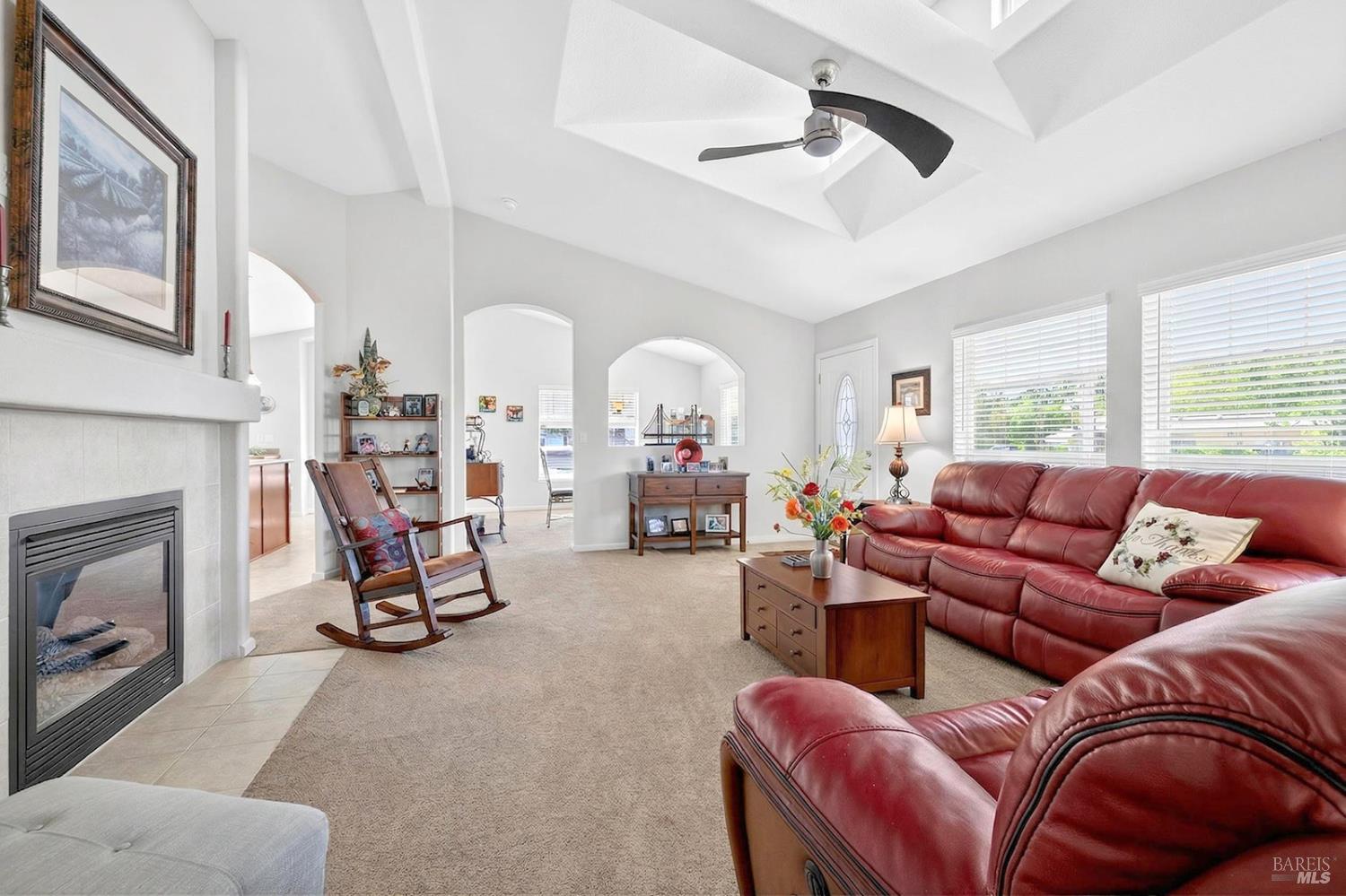 10 Shamrock Circle Santa Rosa, CA 95403 - Photo 10 of 39 a living room with furniture a fireplace and window