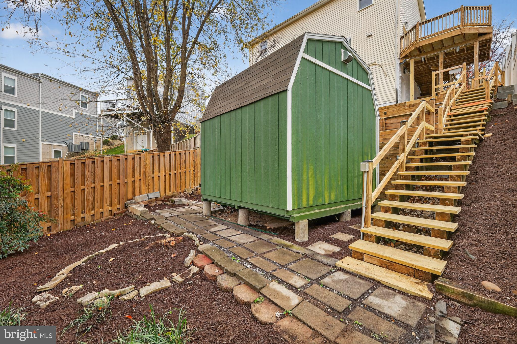1943 South Lowell Street Arlington, VA 22204 - Photo 27 of 29 a front view of a house with a garden