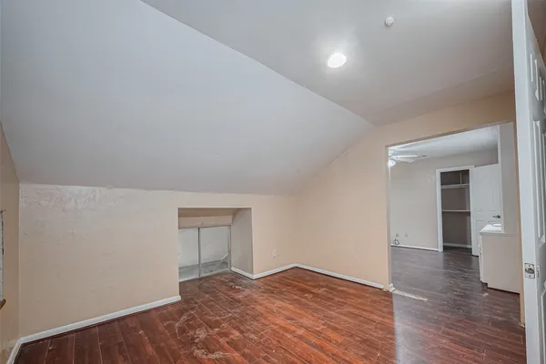 wooden floor in an empty room