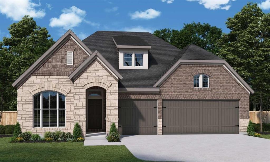 The Pressler offers a 3 car garage and 4 bedrooms with big covered patio!