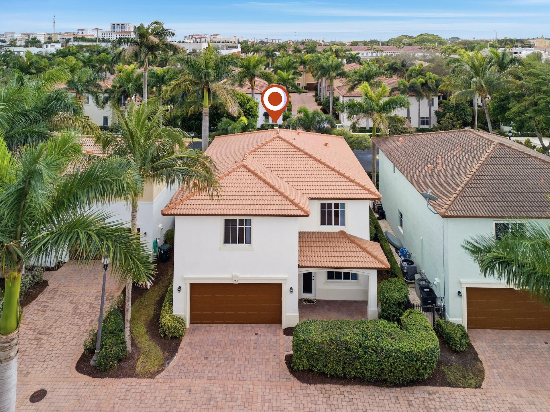148 Northwest Emerson Place Boca Raton, FL 33432 - Photo 34 of 44 Aerial Shot Back of House