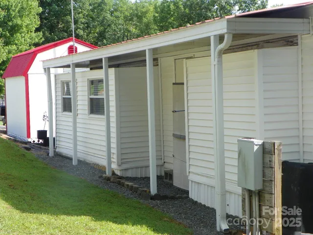 a view of a small house