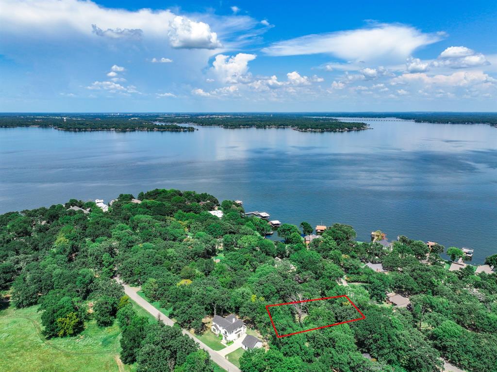 Tbd Inner Circle Tool, TX 75143 - Photo 13 of 24 View of property location with property boundaries highlighted and a nearby body of water