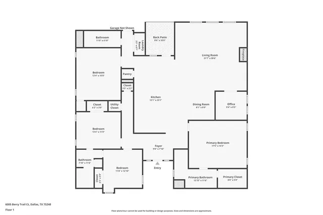 $665,000 | 6005 Berry Trail Court, Dallas, TX 75248