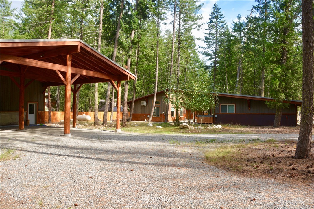 16 Littell Road Mazama, WA 98833 - Photo 15 of 21 a view of a house with a yard