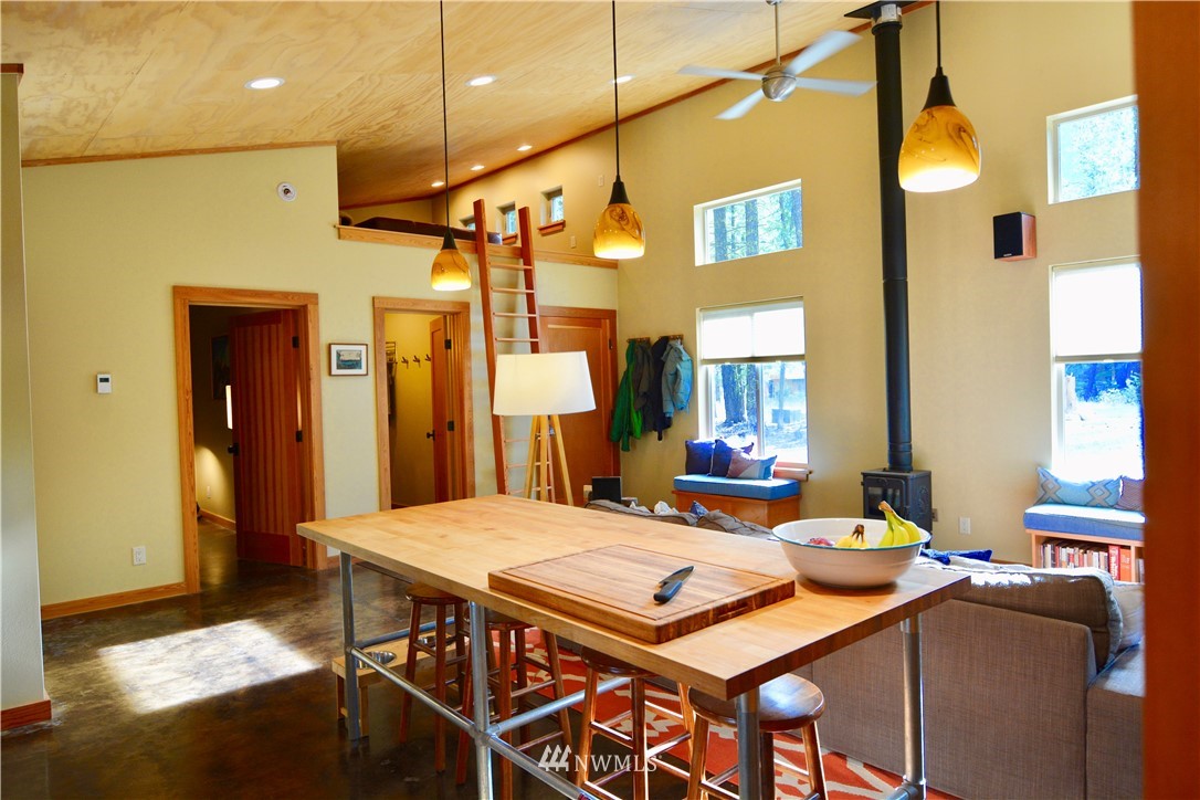 16 Littell Road Mazama, WA 98833 - Photo 9 of 21 a view of a dining room with furniture