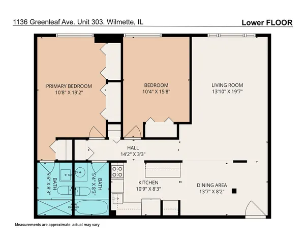 $270,000 | 1136 Greenleaf Avenue, Unit 303, Wilmette, IL 60091