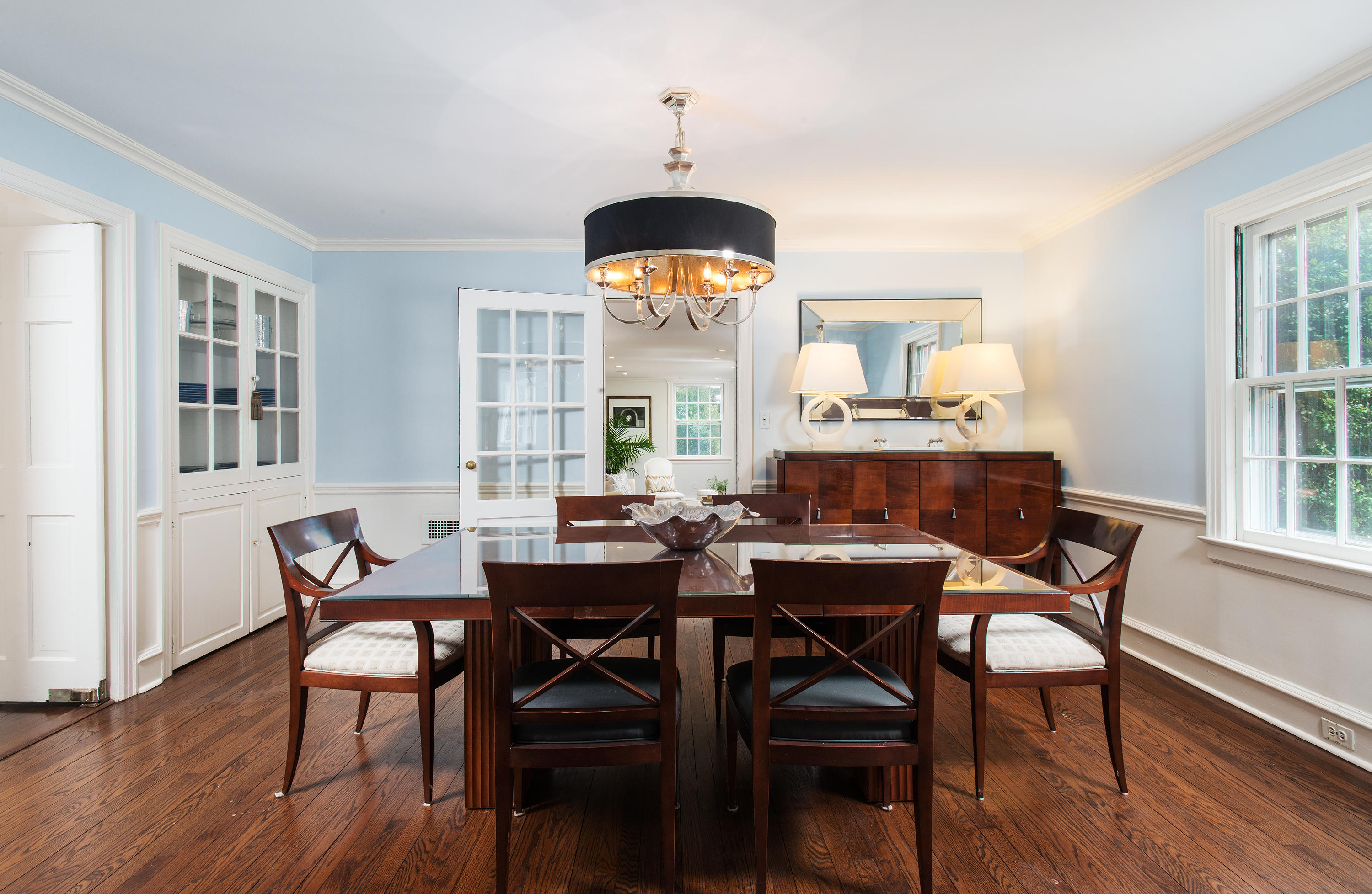 33 Birch Road Darien, CT 06820 - Photo 7 of 33 a view of a dining room with furniture window and wooden floor