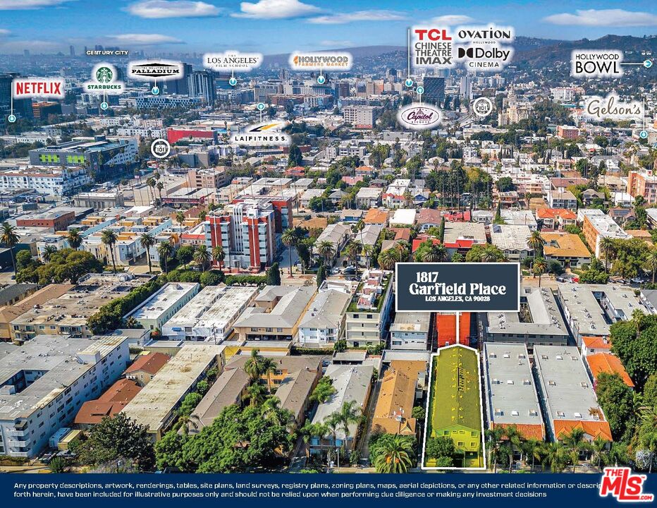 1817 Garfield Place Los Angeles, CA 90028 - Photo 2 of 7 view of a city
