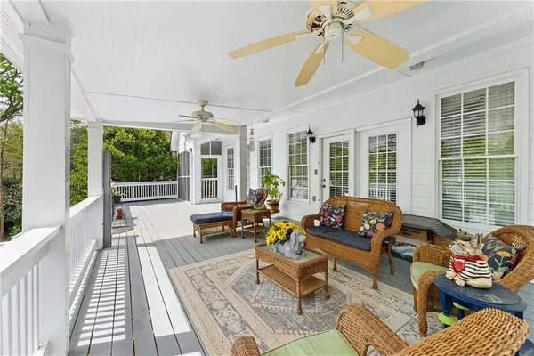 a view of house with outdoor space and trees