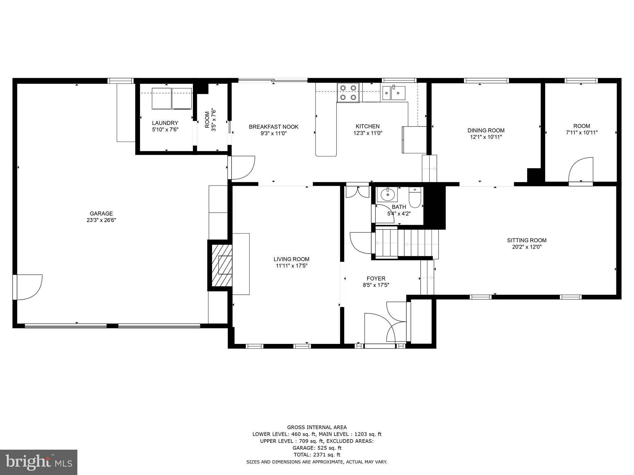 20 Southview Court Silver Spring, MD 20905 - Photo 34 of 41 Main level floorpan