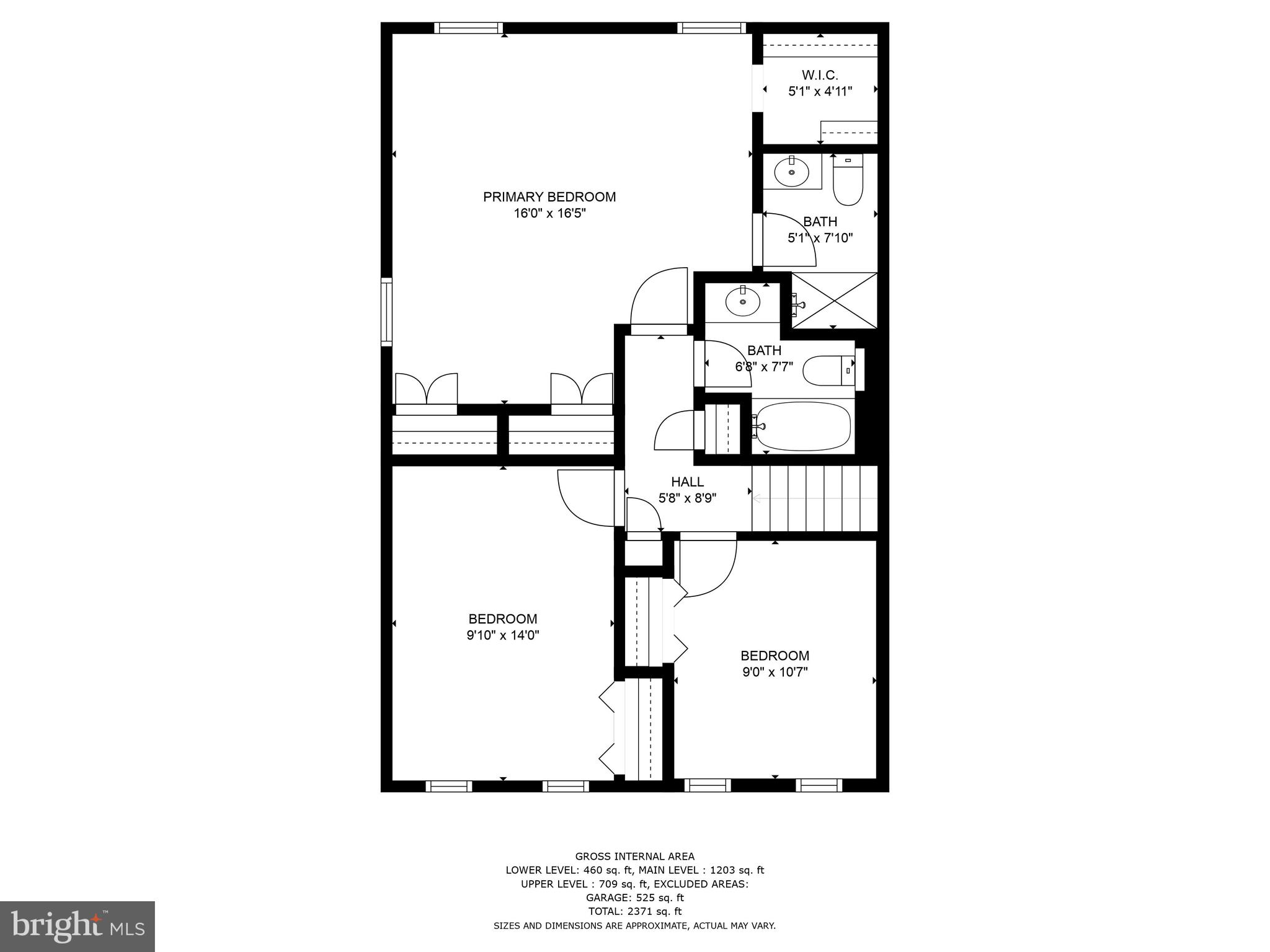 20 Southview Court Silver Spring, MD 20905 - Photo 41 of 41 Upper level floorplan