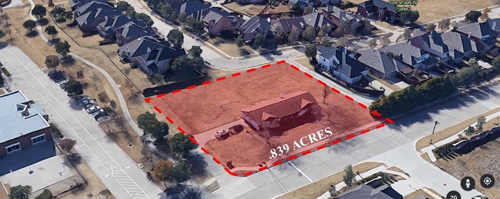 25706 Smotherman Road Frisco, TX 75033 - Photo 1 of 1 an aerial view of a house with a yard