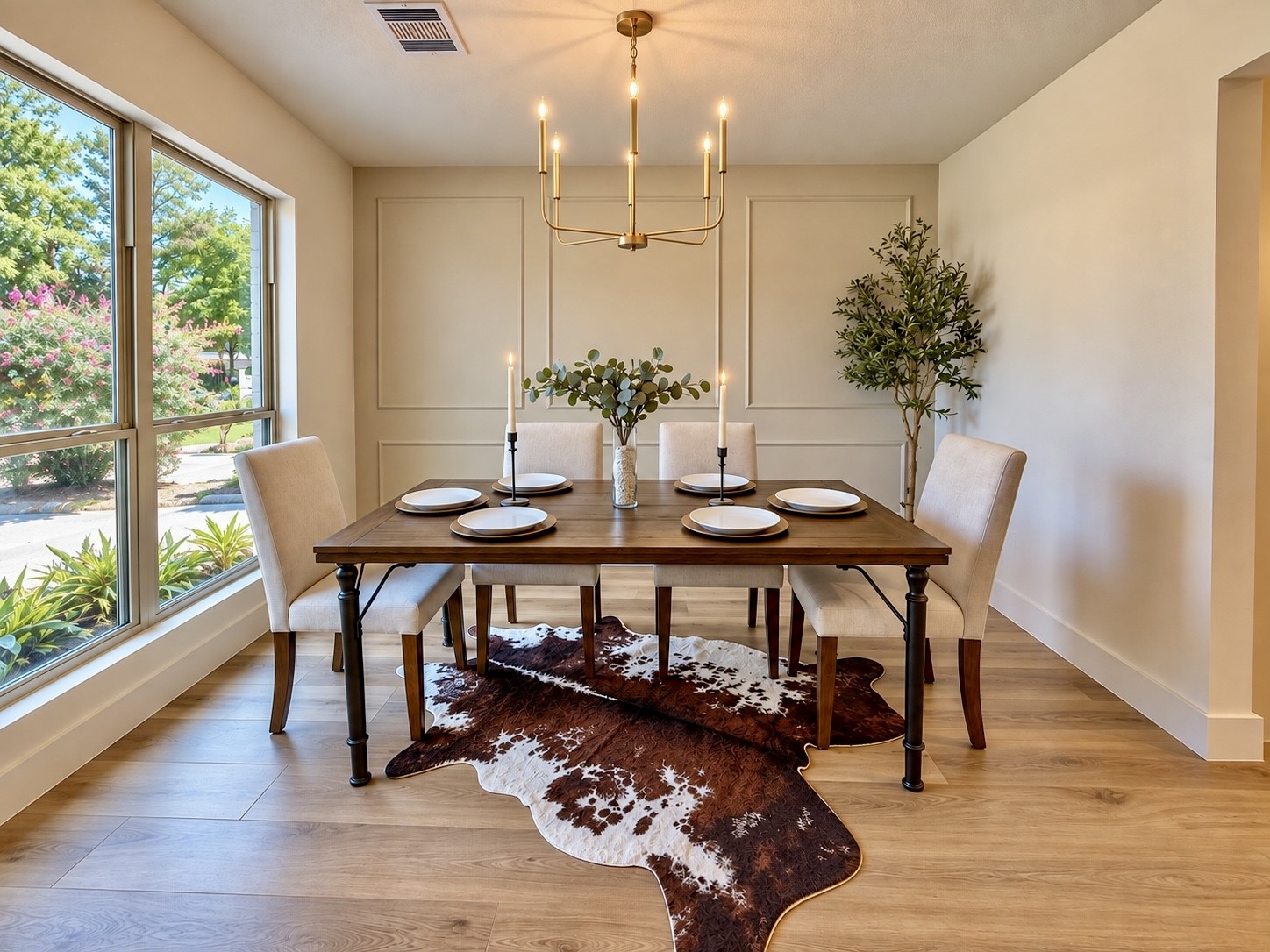 1031 Richelieu Lane Houston, TX 77018 - Photo 10 of 29 Formal dining in the front of the home, accessible from kitchen