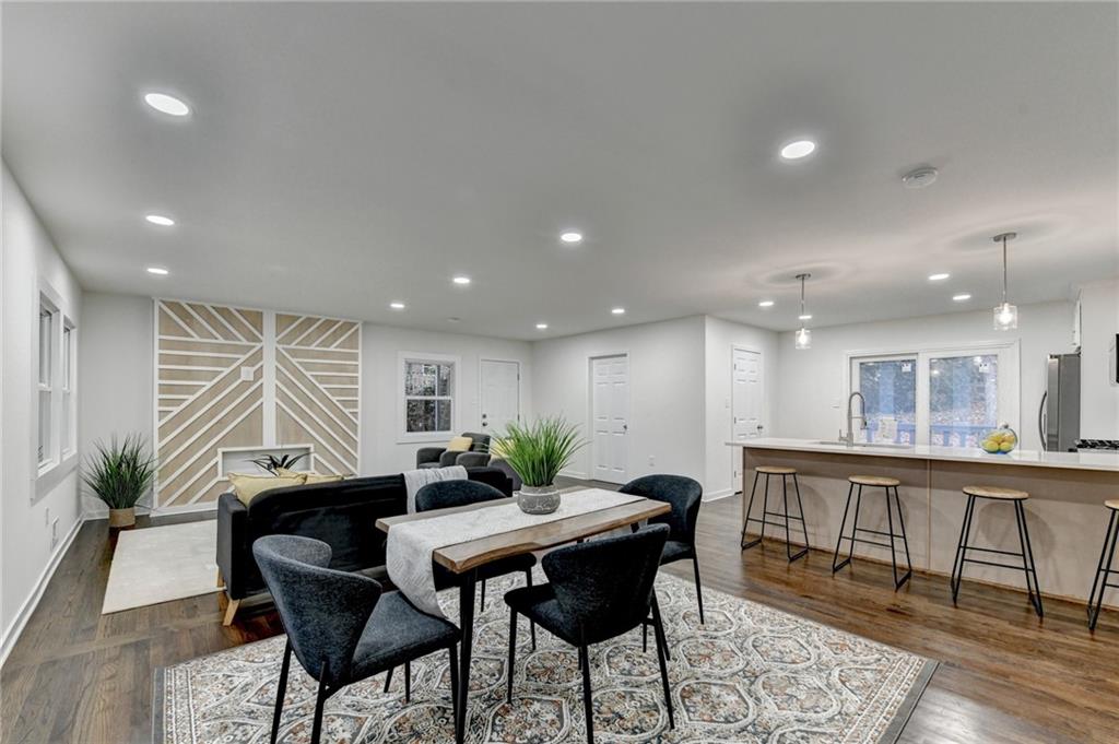 2137 Plantation Lane Chamblee, GA 30341 - Photo 17 of 54 a kitchen with a table and chairs in it